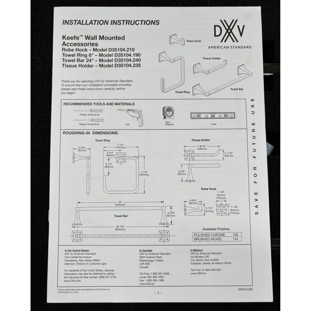 DXV American Standard will be